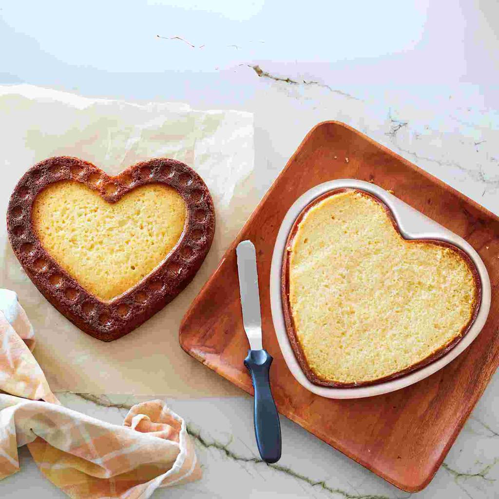 6palcová 6palcová vysoce kvalitní zesílená forma na dort ve tvaru srdce s odnímatelným dnem, forma na cheesecake, čokoládová forma, eloxovaný hliník, odnímatelná