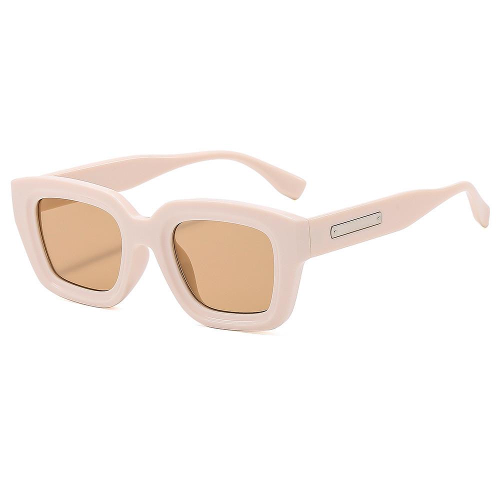 Óculos de Sol Estilo Quadrado Geométrico Uv400 Para Mulheres e Homens Com Proteção Uv Polarizada Gratuita Para Atividades ao Ar Livre