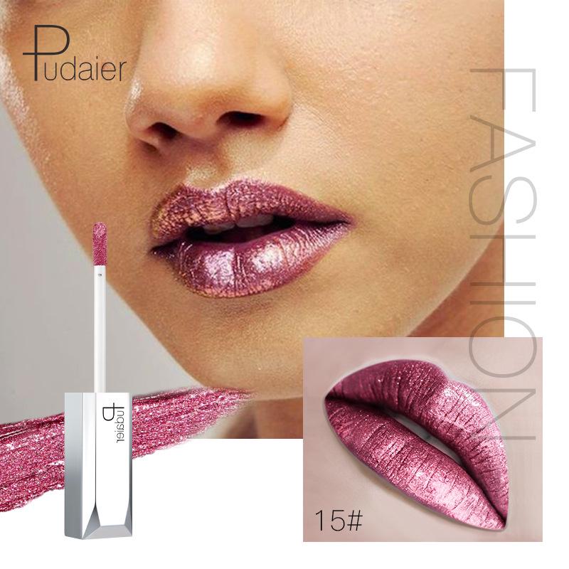 Pudaier Rossetto lucidalabbra idratante perlato Star Glitter Lip Gloss
