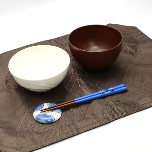 Ishida Essstäbchen, Familiendesign Katze, Hergestellt in Japan, Spülmaschinenfest, Blau, 18cm