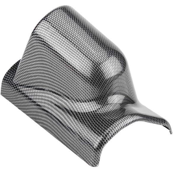 Aramox Universal Carbon Fiber Gauge Holder Bracket, Racing Meter Pod for Single Hole Installation