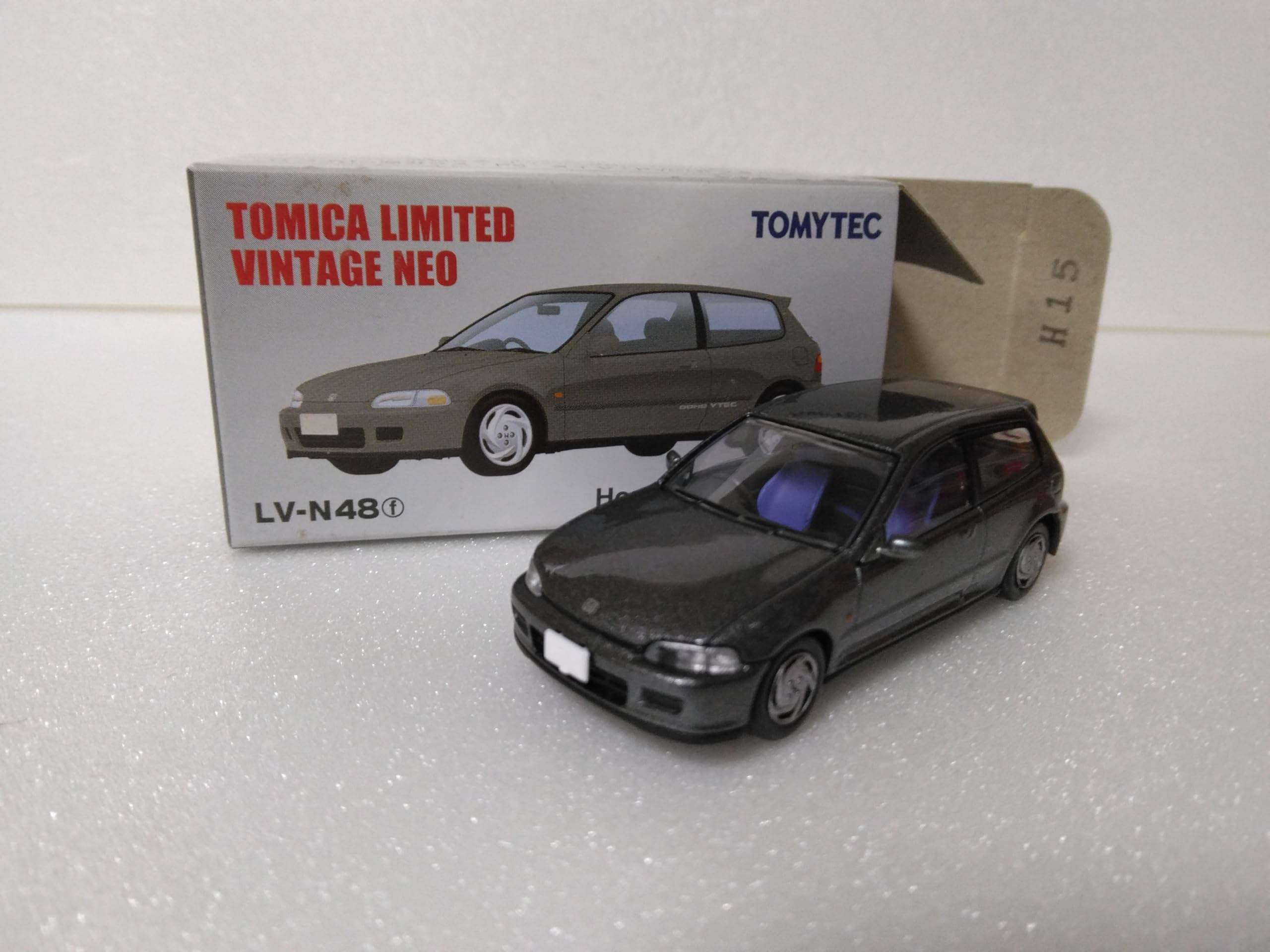 

Tomica Limited Vintage Honda Civic scale model gray Neo, SIR-II 1/64 die-cast car,