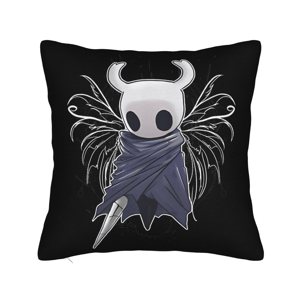 Hollow Knight Quadratische Kissenbezüge Polyester Auto Action-Abenteuer Kissenhülle Kreative Dekor Kissenbezug 4545