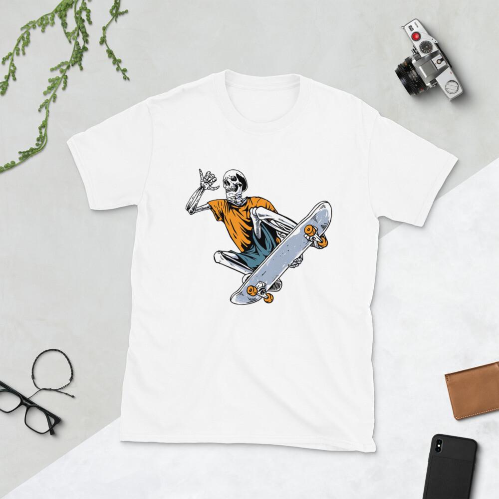 Haunted Grave Skateboarding Halloween Design S разноцветный