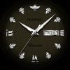 OUPINKE Men's Watch Automatic Mechanical Watch Stainless Steel Business Double Calendar Waterproof High-end Watch