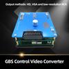 GBS Control Video Game Signal Converter LCD Screen VGA/SCART To VGA/HDMI-Compatible Scan Converter Supports for PlayStation2 Con