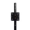 Support de fléchettes - Divit - Hauteur réglable 140–195 cm - Trépied pliable - Acier noir