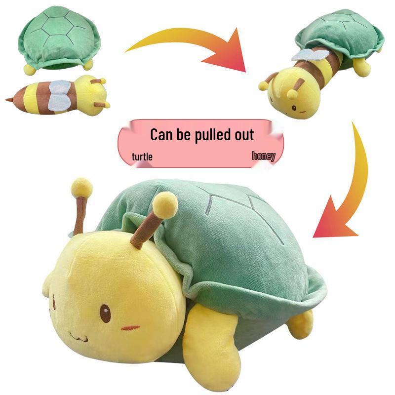 

Очень большая плюшевая игрушка в виде носимого черепашьего панциря - Забавный подарок для снятия стресса для детей Priority Shipping for Favorites