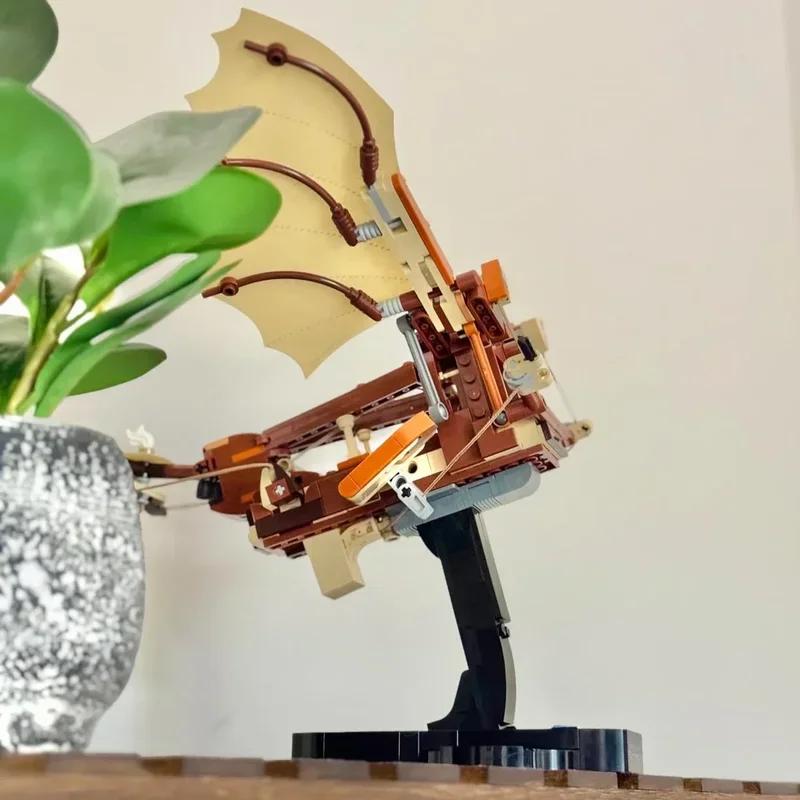 493 Teile Leonardo Da Vincis Flugmaschine DIY Bausatz Modellset Geburtstagsgeschenke & Halloween Dekoration Geschenke