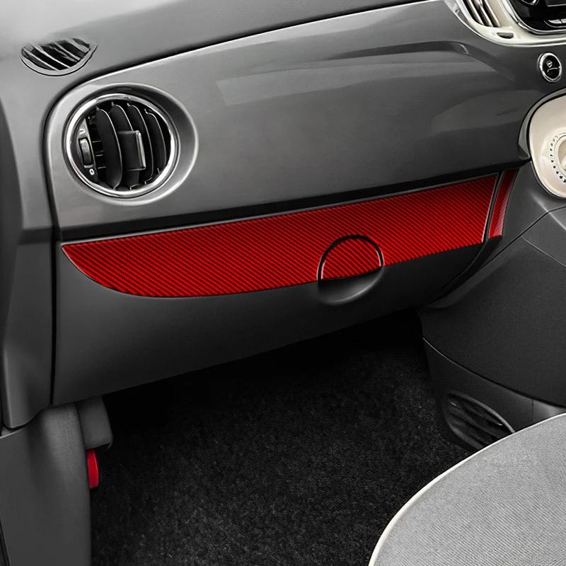 Real Soft Carbon Fiber For Fiat 500 Abarth 595 2016-2018 2019 2020 2021 2022 2023 Abarth 695 2017-2023 Car Main Driver Co-liopt.