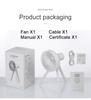 Intelligent Home Appliances Clip Tripod Fan With Type-C Charging Port 1800mAh Handheld Stroller Air Coolers Portable Desktop Fan