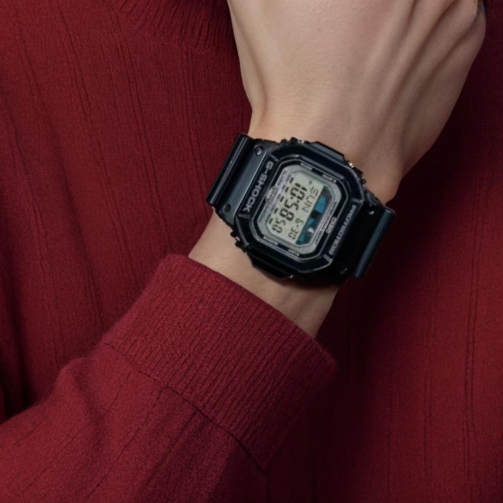 Casio G LIDE G SHOCK Kwarts Uurwerk Harsen Band Horloge Herenhorloges Grijs Wijzerplaat GLX-5600-1