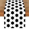 1pc Soccer/Football Party Table Flag Table Centerpiece Soccer Birthday Decorations Sports Theme Party Table Runner Table Cover