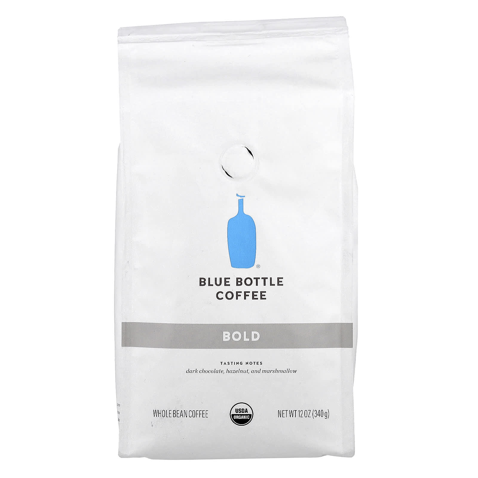 

Blue Bottle Coffee, Кофе в зернах, Насыщенный вкус, 340г (12oz)