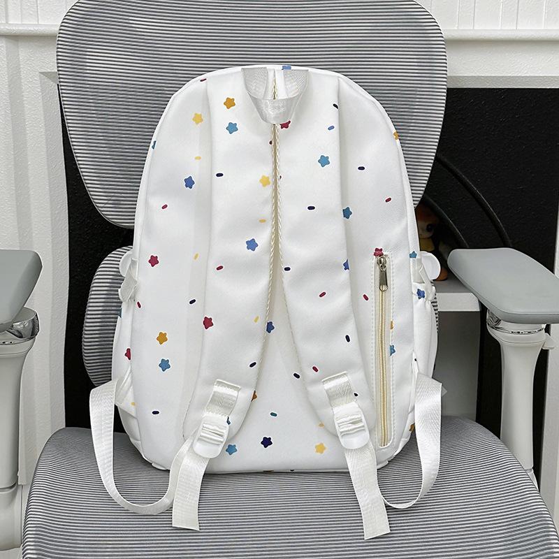 Schoolbag Japanese Ins Style High Value Backpack Junior High School Student Schoolbag Casual Small Fresh Star Multi-compartment Backpack
