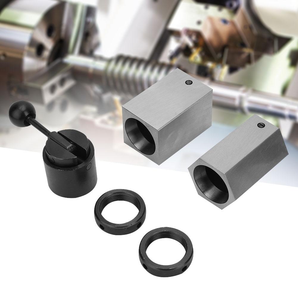 5C Collet Block Set Hex Square Rings & Collet Closer Holder For Milling Machines Lathes