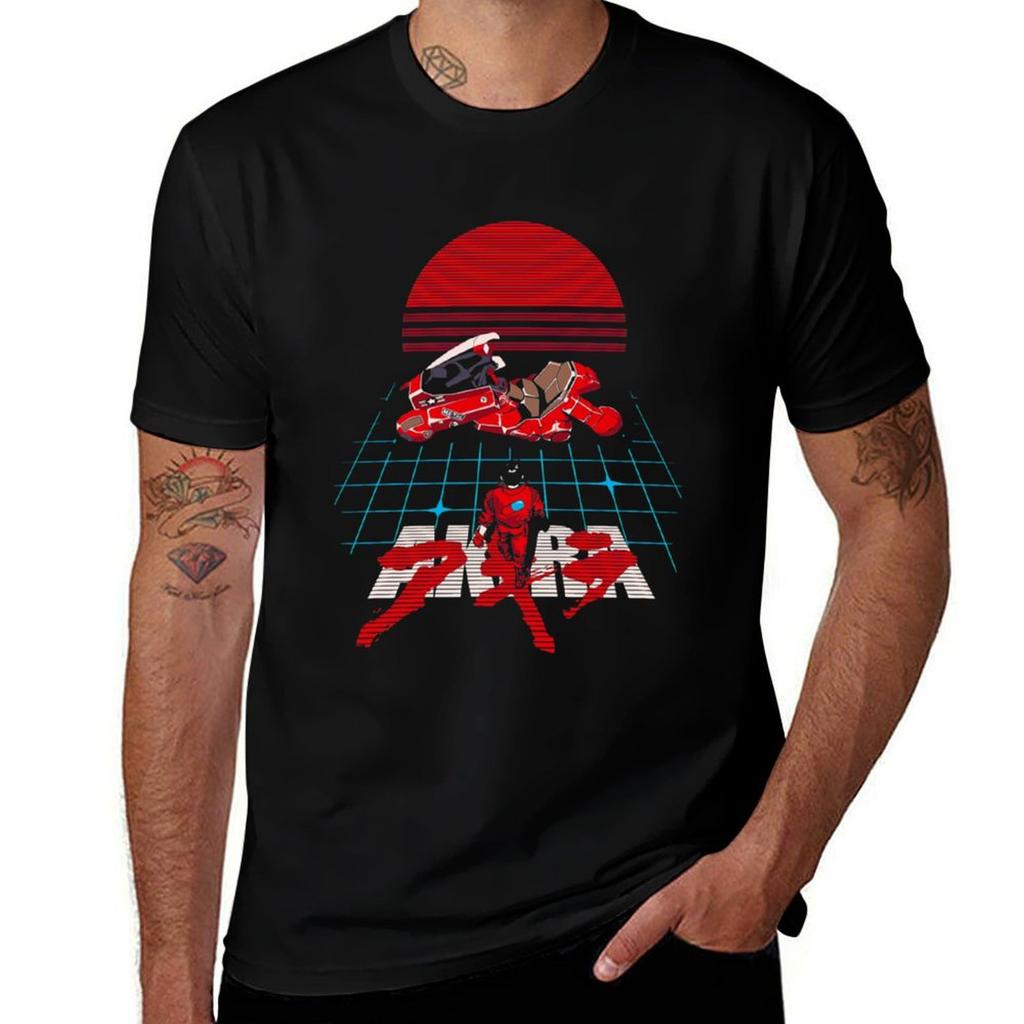 Akira Motorbike T-shirt T Shirt Man Casual Man T Shirt Summer T Shirts For Man Cotton Soft T-shirt
