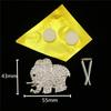 Bling Elephant Car Air Conditioner Air Outlet Perfume Clip Car Perfume Air Freshener Diamond Elephant Auto Interior Decoration