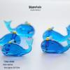 Handcrafted Glass Cartoon Animal Ornaments - Crab & Turtle Decor