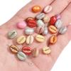 [8x10mm] 20pcs Acrylic Picasso Coffee Bean Beads Loose Spacer Beads for Necklace Bracelet Earring DIY Jewelry Making Beads