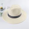 Men's Summer Straw Fedora - Sun Protection Hat for Middle-Aged and Elderly