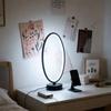1 piece elliptical-shaped desk lamp with LED USB plug for bedroom decoration and lighting