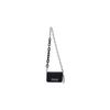 Versace Jeans Couture Color Block Chain Silver Letter Logo Cotton Clutch Wallet Women wallet Black 73VA9XM1-ZS394-899