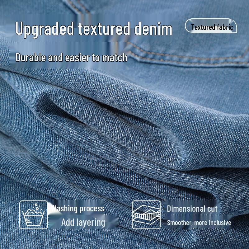 JEEP SPIRIT Men's Casual Straight-Leg Jeans