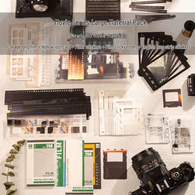 Beautiful Day Memory Screening Collection: 94-Sheet Movie Theme Journal Decoration Pack
