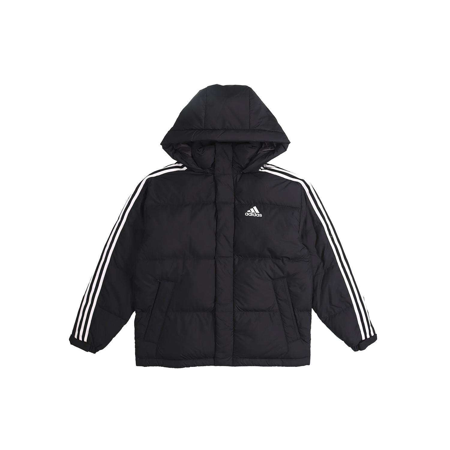 

New Adidas 3 Stripes Down Jacket Winter Men s Black EH3972 XXL