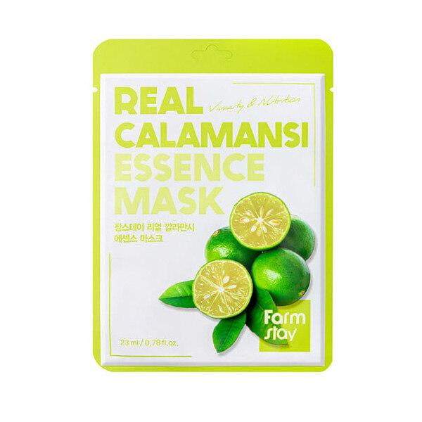 Farmstay_Real Calamansi Essence Mask 23ml x 1 sheet 1 Calamansi Essence Mask