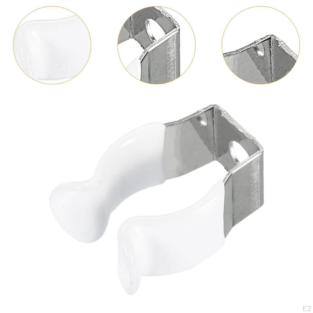 20 Pack T5 U Clips Holder Bracket for Light Tube Mounting Accessories