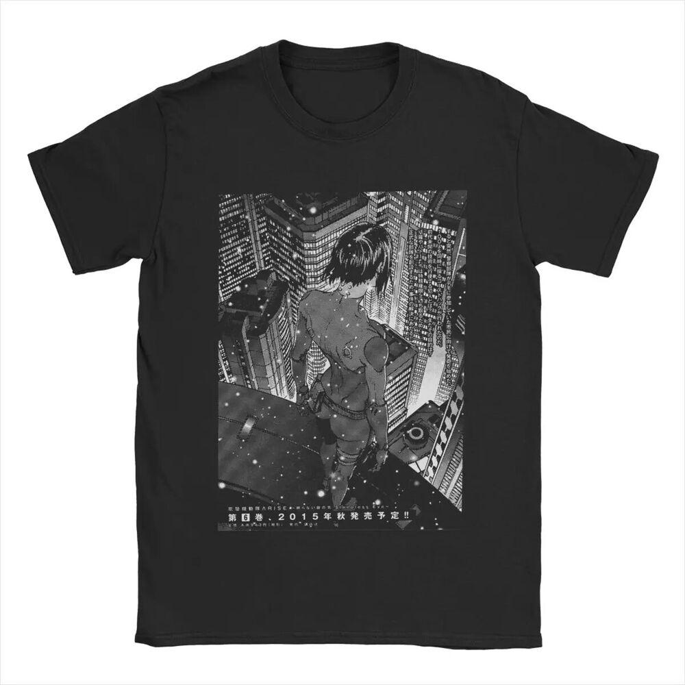 

Awesome Ghost In The Shell T-shirt Tops Tee Men Crewneck T shirt Tops Tee Anime Manga 3XL