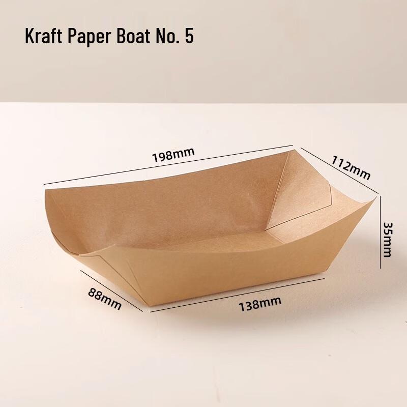 

Shixun Disposable Kraft Paper Boat Trays