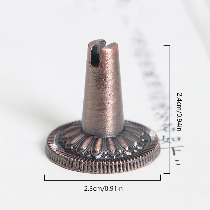 1 قطعة ديكور منزلي حامل رماد مبخرة أعواد بخور حامل بخور زهرة اللوتس النحاسية