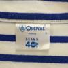 B:MING by BEAMS ORCIVAL 40th Anniversary Special Order Made in Japan Border Pattern Short sleeve Polo shirt Men's Used