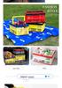 Foldable Plastic Shopping Basket for Vegetables - Thick, Large Capacity for Storage and Picnics