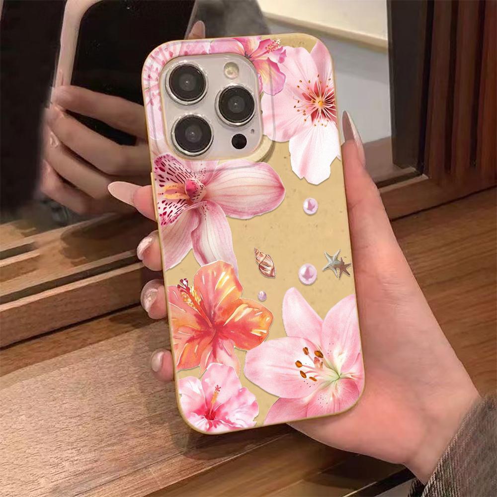 Red Lily Phone Case Suitable For IPhone 17 Pro Max Air 16 15 Plus 14 13 12 11 Case Cover Funda For IPhone 16 15 14 Plus Case
