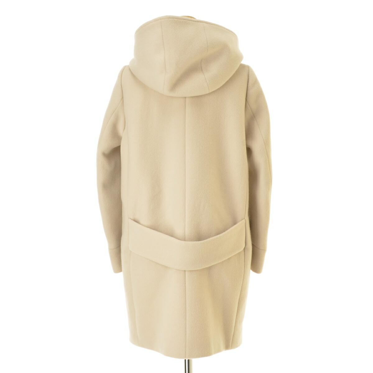 [Used] IENA / IENA double weave charm hood cocoon coat wool coat [cacgabbf-l]