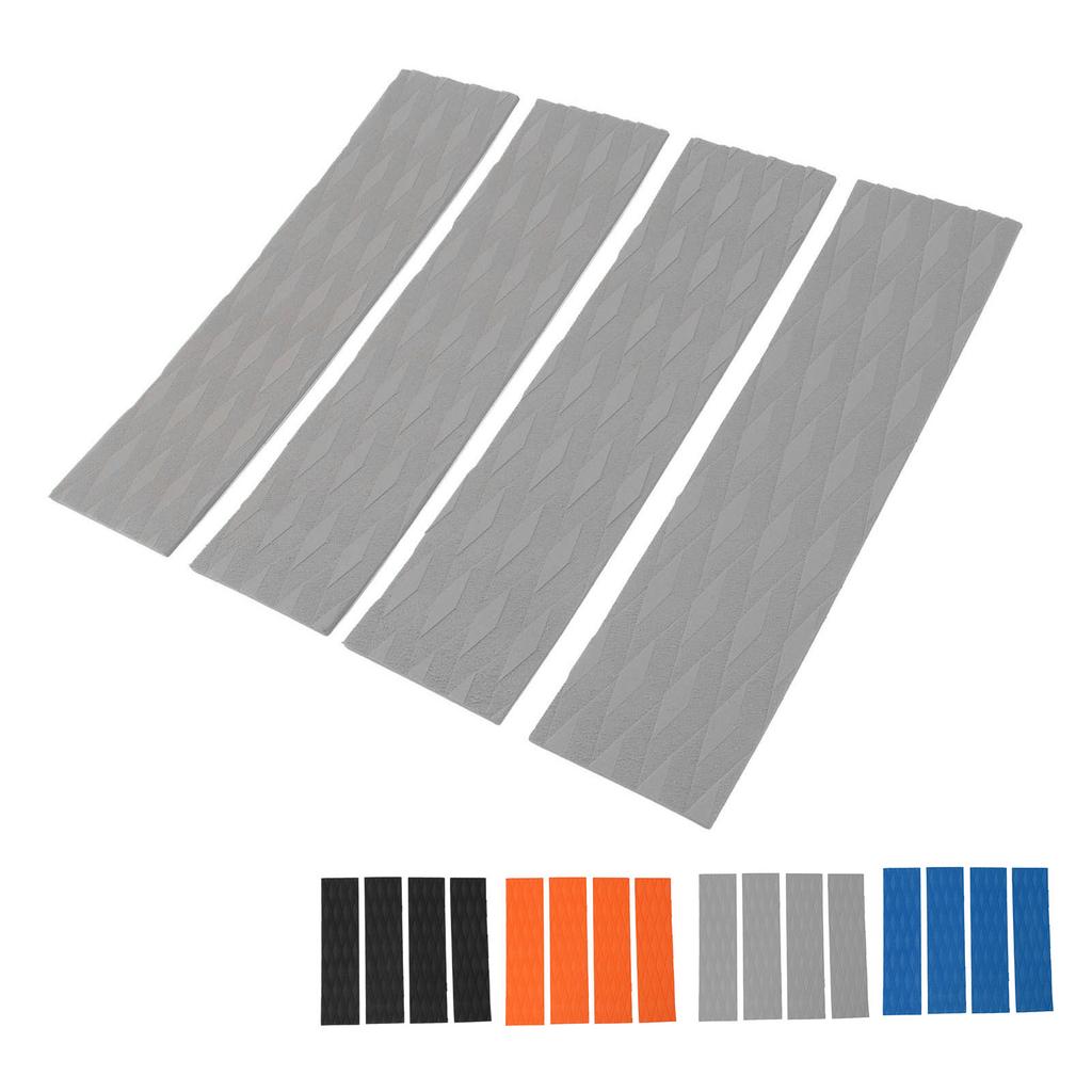 4Pcs Surfboard Traction Pads Surfing Front Traction Anti Slip Pad for Skimboards Kayak