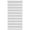 VidaXL Store Zebra Light Grey Fabric Width 65.9 Cm Polyester, Zebra Roller Blind, Zebra Blind for Window, Blind 4014411