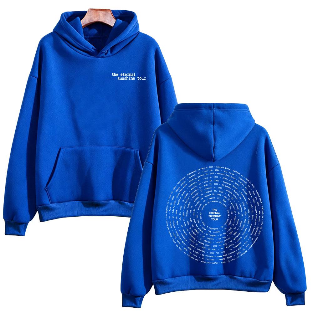 Sudadera Eternal Sunshine Tour Swirl 2026 Ariana Grande Sudaderas High Street Moda con Capucha Mangas Largas Jerséis Unisex