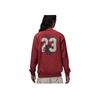 Jordan Year Of The Dragon CNY Series Logo Fleece Sports Crew Neck Sweatshirt Men Tops Cedar-Red FZ6437-617