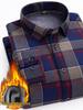 Men's Winter Warm Double-Sided Velvet Long-Sleeve Shirt