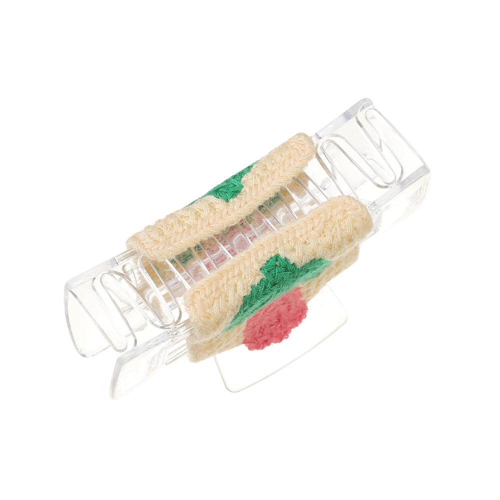 Knitted fabric flower mushroom Hair Clips Hairpin Fashion Hair Accessories Hair Claw For Women Girl