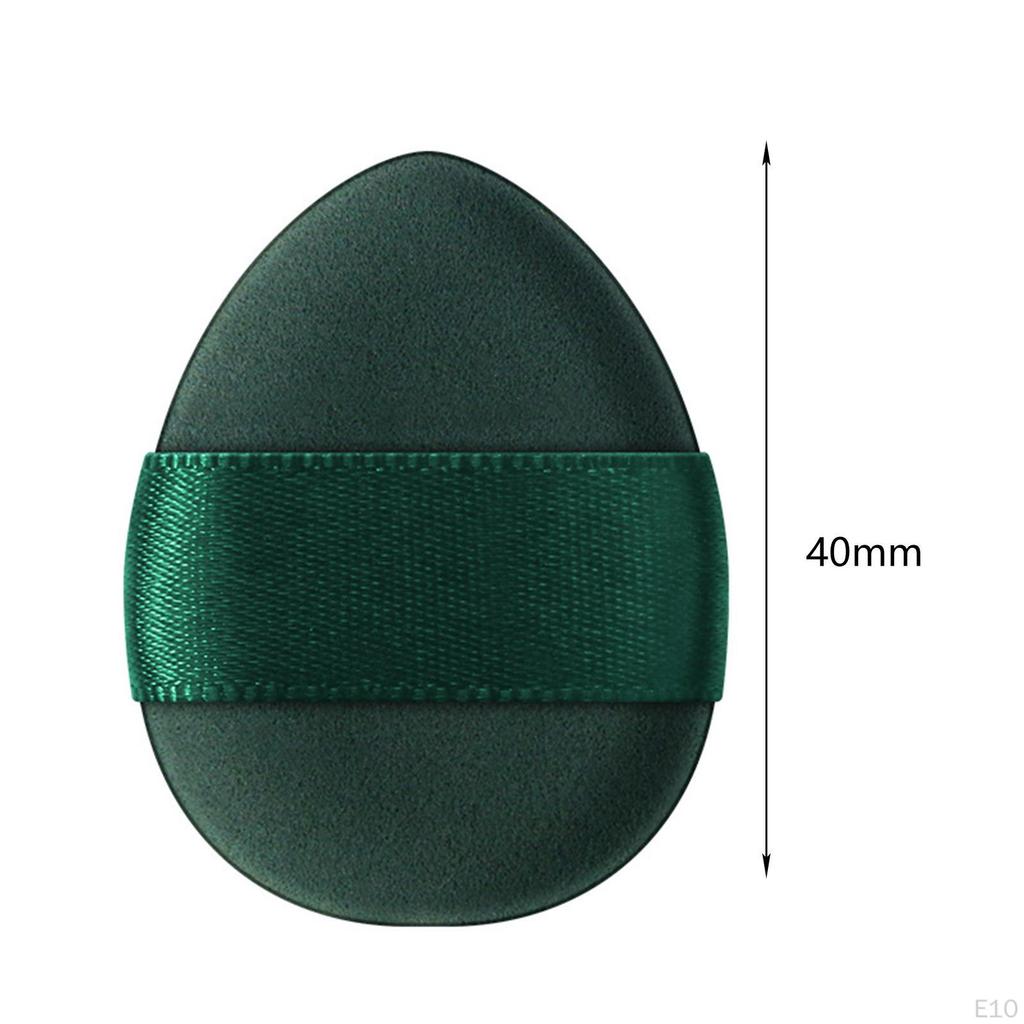 Fingertip Triangle Puff Dual Use Reusable Washable with Strap Soft, Water Drop Shape Makeup Sponge