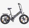 HillMiles Mile 2 Adult electric bicycles 250W motor 36V 13Ah battery 20x3.0-inch tires Shimano 7-speed Hydraulic disc brakes