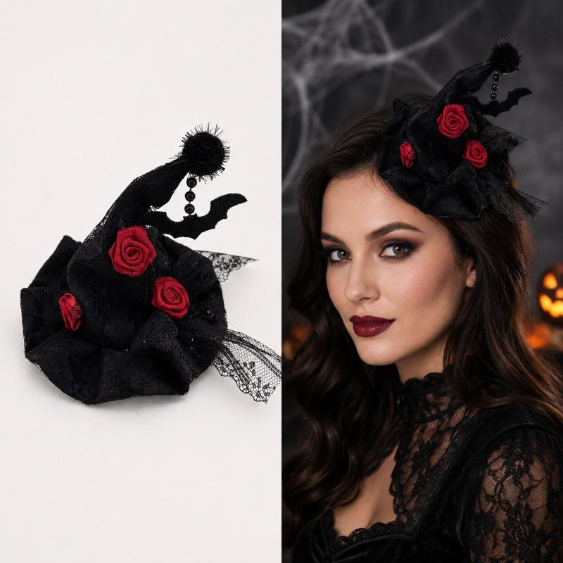 New Halloween hairpin Pumpkin ghost hairpin children adult funny holiday hairpin party headdress
