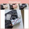 Chic Korean Style Bowknot Crossbody Bag In Black Beige Pink Silver For Women