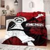 OnePiece Anime Print Blanket Warm  Comfortable Flannel Blanket Suitable for Bedrooms, Sofas, Beds, Chairs, Picnics, Travel